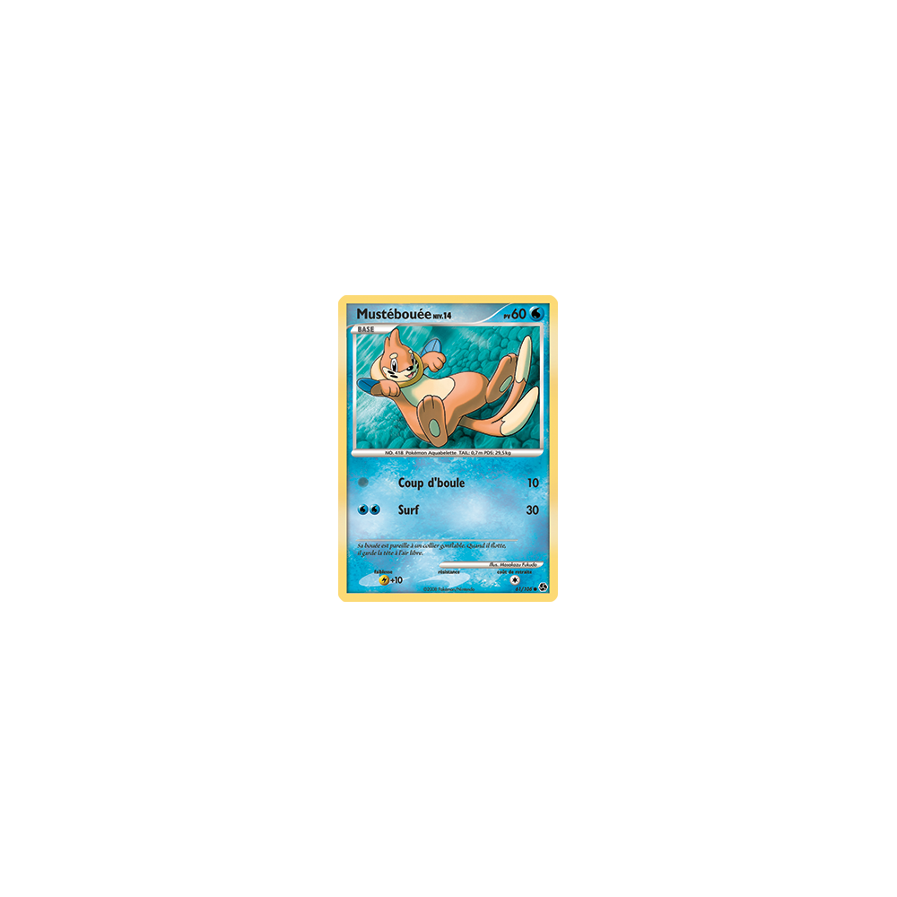 Mustébouée 61/106 Diamant et Perle Duels au sommet carte Pokemon