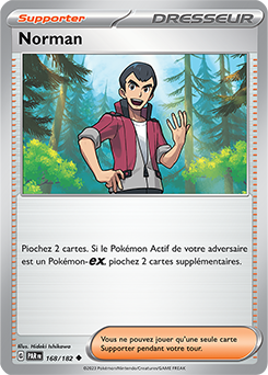 Norman 168/182 Faille Paradoxe carte Pokemon