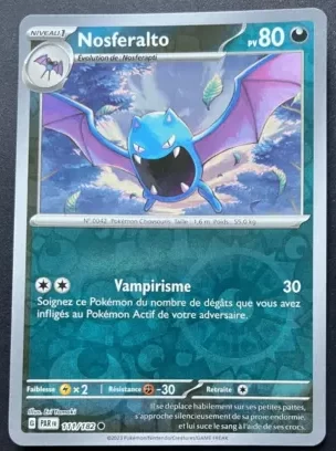 Nosferalto 111/182 Faille Paradoxe carte Pokemon