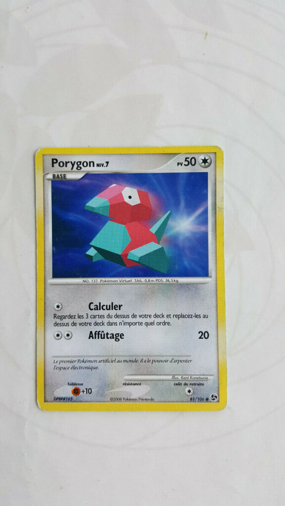 Porygon 81/106 Diamant et Perle Duels au sommet carte Pokemon