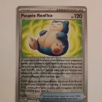 Poupée Ronflex 175/182 Faille Paradoxe carte Pokemon