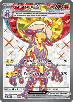 Salarsen-ex 227/182 Faille Paradoxe carte Pokemon