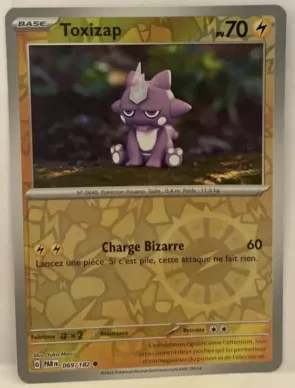 Toxizap 069/182 Faille Paradoxe carte Pokemon