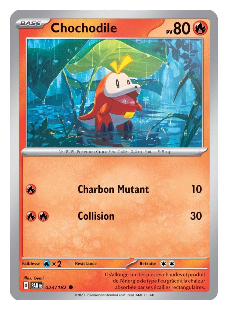 Cartes Pokémon Faille Paradoxe : Toutes les cartes de la série