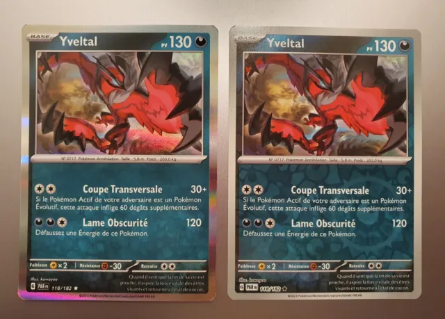 Yveltal 118/182 Faille Paradoxe carte Pokemon