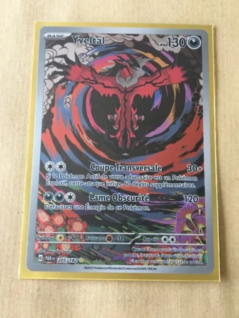 Yveltal 205/182 Faille Paradoxe carte Pokemon