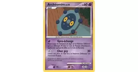 Archéomire 55/100 Diamant et Perle Tempête carte Pokemon