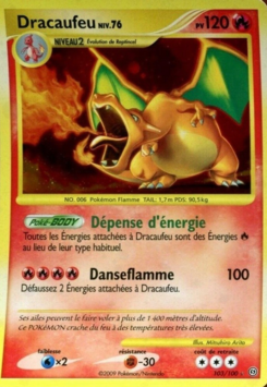 Dracaufeu 103/100 Diamant et Perle Tempête carte Pokemon