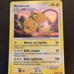 Raichu 8/100 Diamant et Perle Tempête carte Pokemon