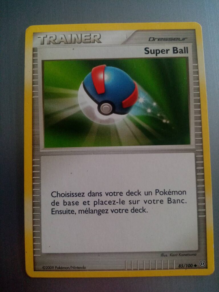 Super Ball 85/100 Diamant et Perle Tempête carte Pokemon