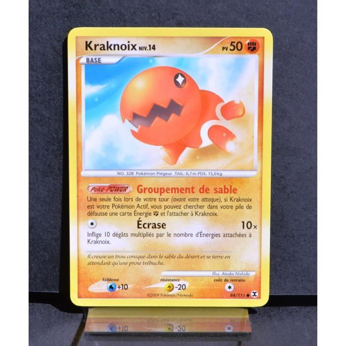 Kraknoix 84/111 Platine rivaux émergeants carte Pokemon