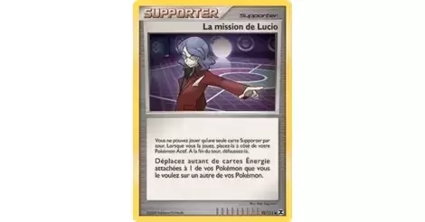 La mission de Lucio 92/111 Platine rivaux émergeants carte Pokemon