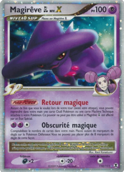 Magirêve Gym Leader NIV.X 110/111 Platine rivaux émergeants carte Pokemon