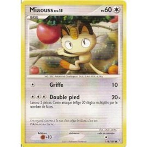 Miaouss 114/147 Platine vainqueurs supremes carte Pokemon