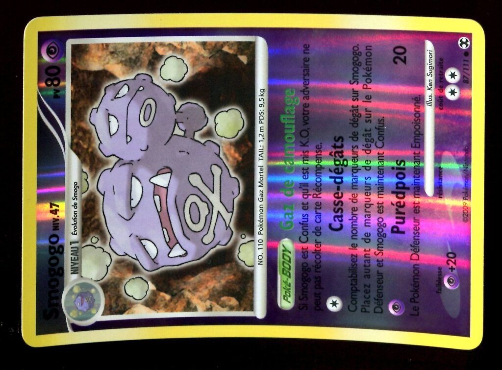 Smogogo 87/111 Platine rivaux émergeants carte Pokemon