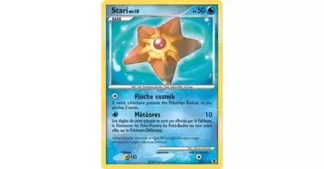 Stari 83/111 Platine rivaux émergeants carte Pokemon