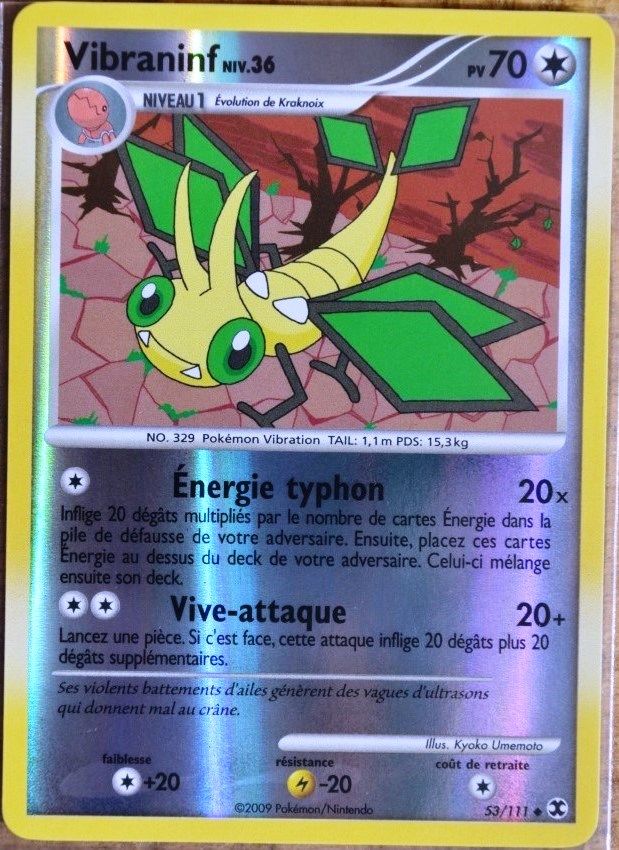 Cartes Pokémon Platine Rivaux Émergeants : Les cartes de la série