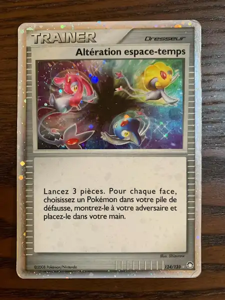 Altération espace-temps 124/123 Diamant et Perle Trésors Mystérieux carte Pokémon