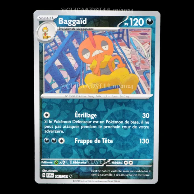 Baggaïd 061/091 Destinées de Paldea EV4.5 carte Pokémon