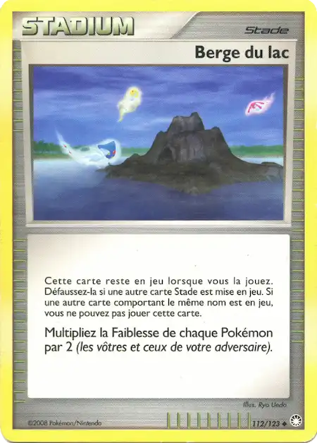 Berge du lac 112/123 Diamant et Perle Trésors Mystérieux carte Pokémon