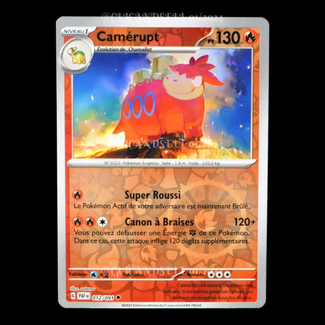 Camérupt 012/091 Destinées de Paldea EV4.5 carte Pokémon