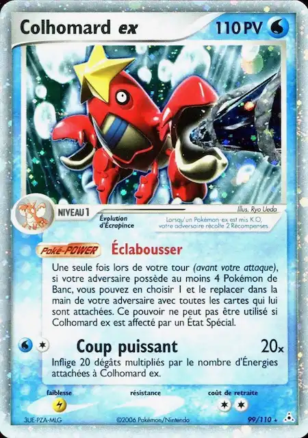 Colhomard ex 99/110 EX Fantômes Holon carte Pokémon