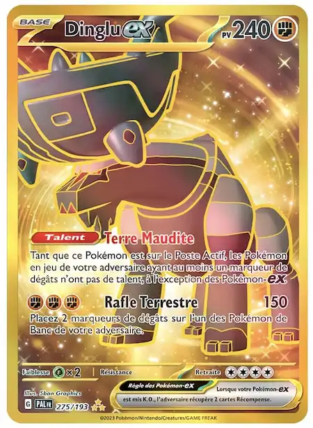 Dinglu ex 275/193 Évolutions à Paldea carte Pokémon