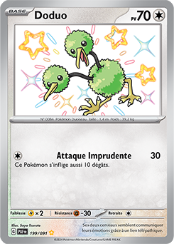 Cartes Pokémon Destinées de Paldea : Toutes les cartes de la série