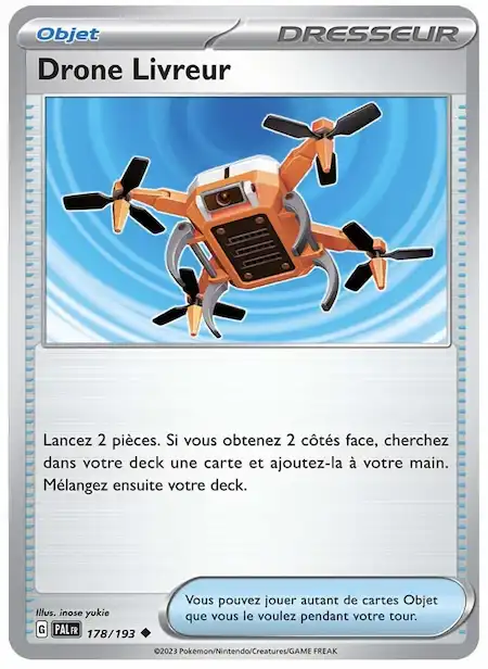 Drone Livreur 178/193 Évolutions à Paldea carte Pokémon