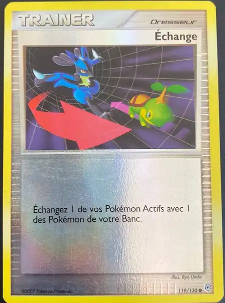 Échange 119/130 Diamant et Perle carte Pokémon