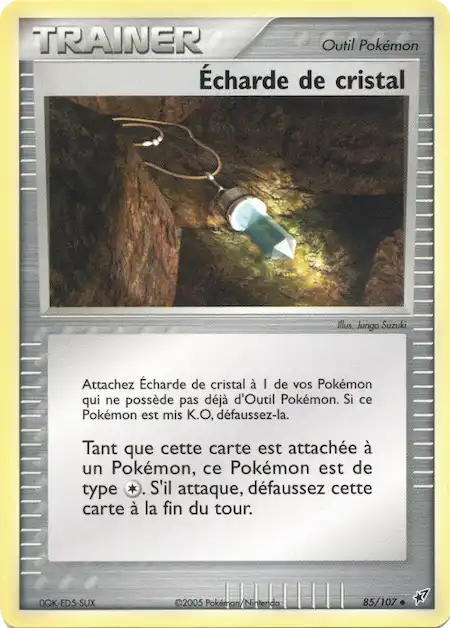 écharde de cristal 76/100 EX Gardiens de Cristal carte Pokémon