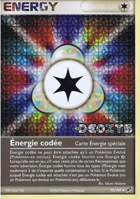 énergie codée 89/101 EX Ile des Dragons carte Pokémon