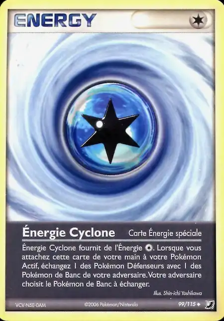 énergie Cyclone 99/115 EX Forces Cachées carte Pokémon