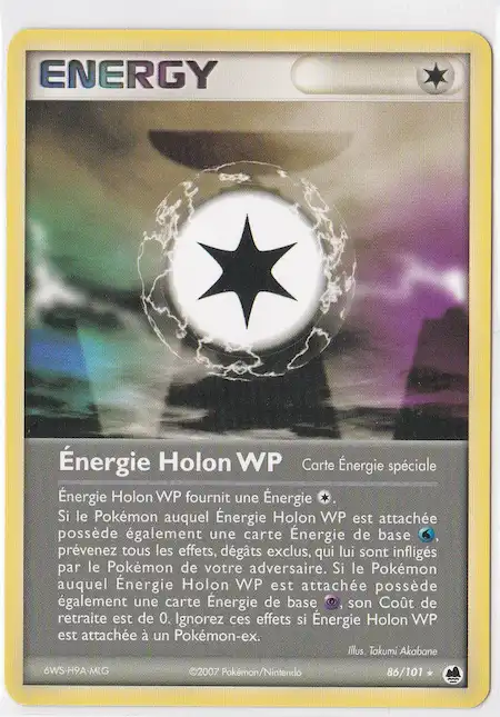 énergie Holon WP 86/101 EX Ile des Dragons carte Pokémon