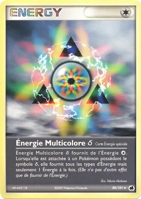 énergie Multicolore 88/101 EX Ile des Dragons carte Pokémon