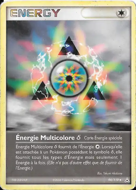 énergie Multicolore 98/110 EX Fantômes Holon carte Pokémon