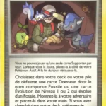 Excavateur de fossiles 111/123 Diamant et Perle Trésors Mystérieux carte Pokemon