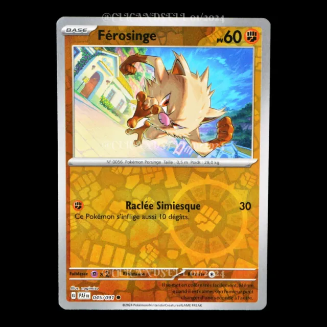 Férosinge 045/091 Destinées de Paldea EV4.5 carte Pokémon