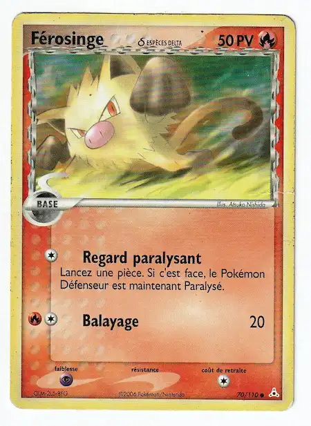 Férosinge 70/110 EX Fantômes Holon carte Pokémon