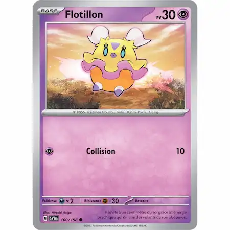 Flotillon 100/198 Ecarlate et Violet carte Pokémon