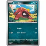 Grondogue 135/198 Ecarlate et Violet carte Pokemon