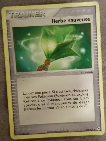 Herbe sauveuse 90/101 EX Légendes Oubliées carte Pokémon