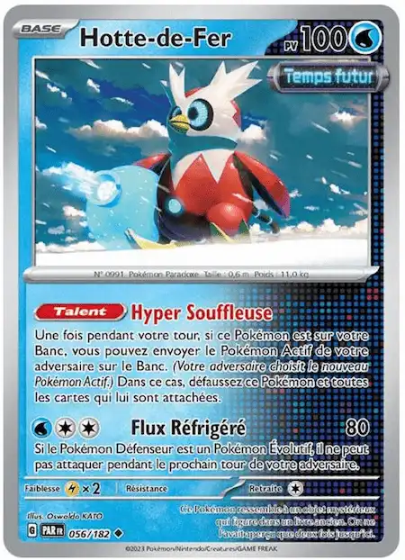 Hotte-de-Fer 056/182 Faille Paradoxe carte Pokémon