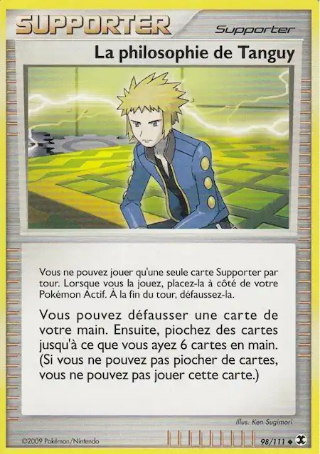 La philosophie de Tanguy 98/111 Platine rivaux émergeants carte Pokémon