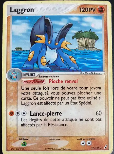 Laggron 27/100 EX Gardiens de Cristal carte Pokémon