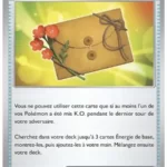 Lettre d'Encouragement 189/197 Flammes Obsidiennes carte Pokemon