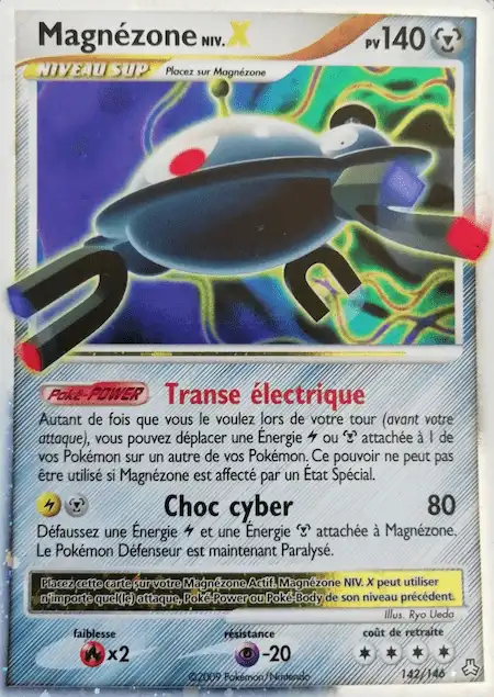 Magnézone NIV.X 142/146 Diamant et Perle Eveil des Légendes carte Pokémon