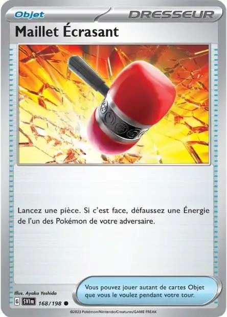 Maillet écrasant 168/198 Ecarlate et Violet carte Pokémon