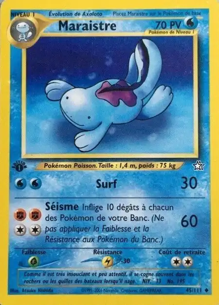 Maraistre 45/111 Néo Génésis carte Pokémon