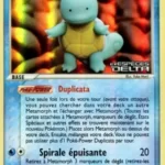 Metamorph 64/113 EX Espèces Delta carte Pokemon